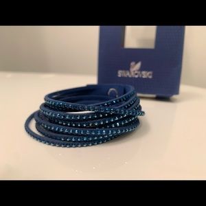 Swarovski double wrap crystal bracelet